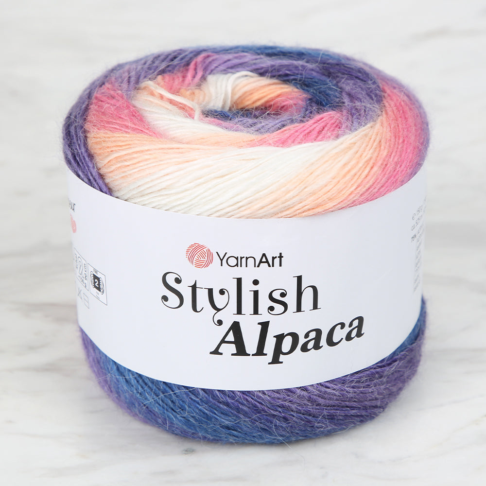 YarnArt Stylish Alpaca Ebruli El Örgü İpi - 7717
